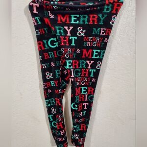 Velvet X-mas leggings